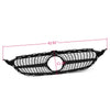 Diamond Style Front Bumper Grille Hood Grill Trim Shell Compatible with W205 C Class C250 C300 C400 C450 AMG Sport 2015 2016 2017 2018 (With Camera Hole)