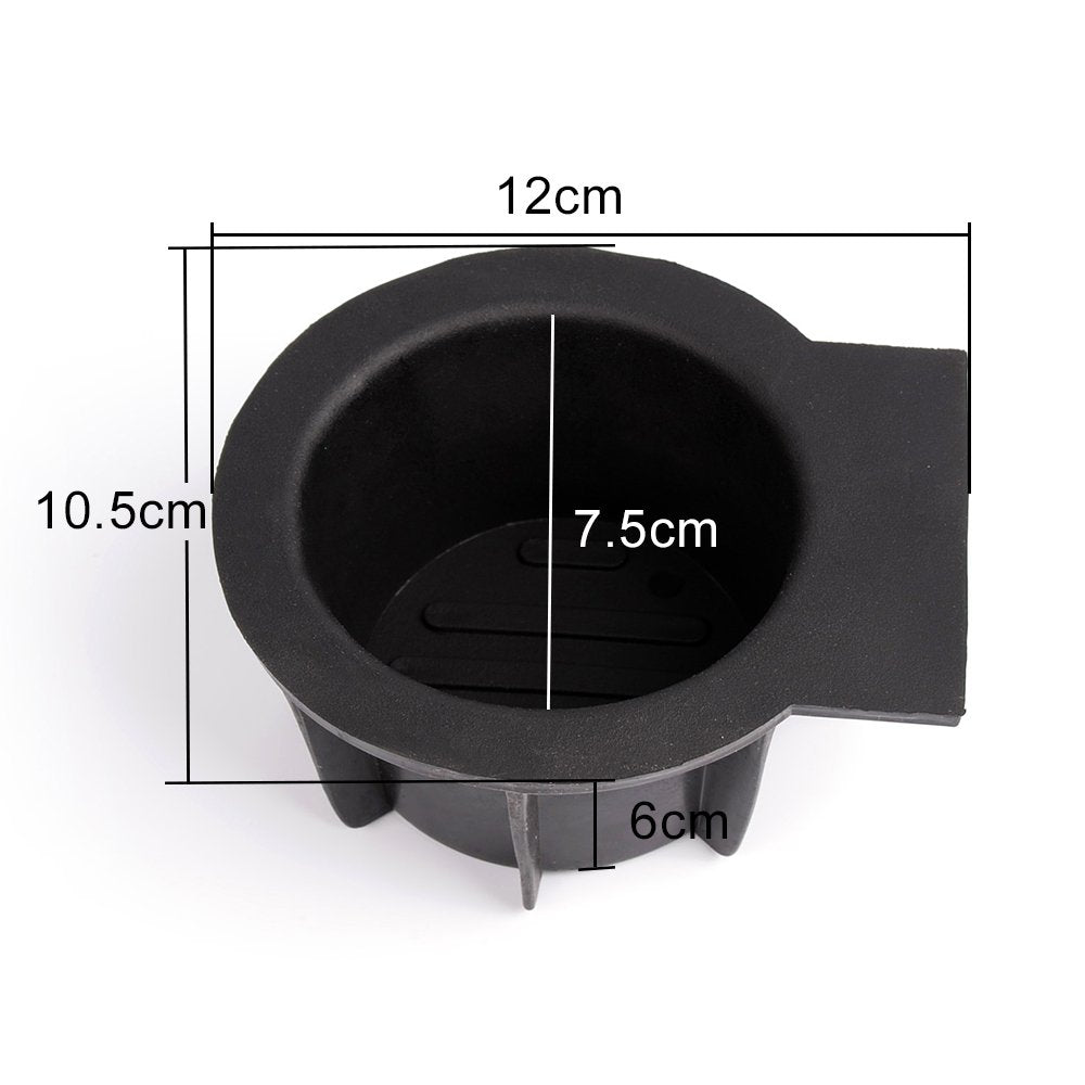 G-PLUS Center Console Cup Holder Rubber Inserts Compatible with Ford F150 2009-2014 Without Flow Through Center Console NOT Fit 2004-2008 XL/XLT/SVT/XLT