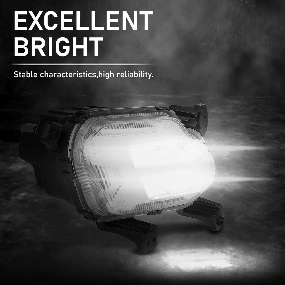 G-PLUS Left Front LED Daytime Running Light Fog Light With Bulb Compatible with Kia Sorento 2021-2022