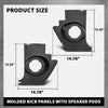 G-PLUS Kick Panels with Speaker Pods Compatible with Dart Valiant 1963-1966 and Barracuda Models 1964-1966