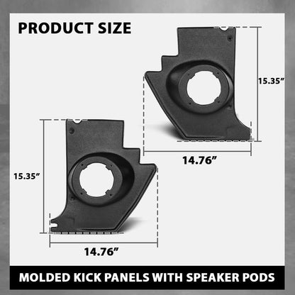 G-PLUS Kick Panels with Speaker Pods Compatible with Dart Valiant 1963-1966 and Barracuda Models 1964-1966