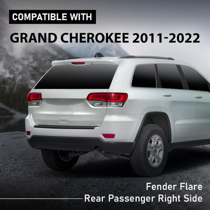 G-PLUS Wheel Arch Trim Rear Right Passenger Side Compatible with Jeep Grand Cherokee 2011-2021 1MP34RXFAH