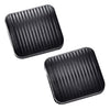 G-PLUS 2PCS Brake and Clutch Pedal Pad Kit 2pcs Compatible with 1987-2006 Jeep Wrangler TJ LJ,Fit 1987-2001 Jeep Cherokee XJ 20780 Black