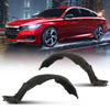G-PLUS Front Fender Liner Driver and Passenger Side Compatible with Honda Accord 2018-2021 74150TVAA00 74100TVAA00 HO1248180 HO1249180