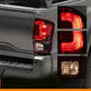 G-PLUS Tail Lights Compatible with Toyota Tacoma 2016-2023 Brake Tail Lamp Red Clear Lens Left & Right Luces TraserasAssembly