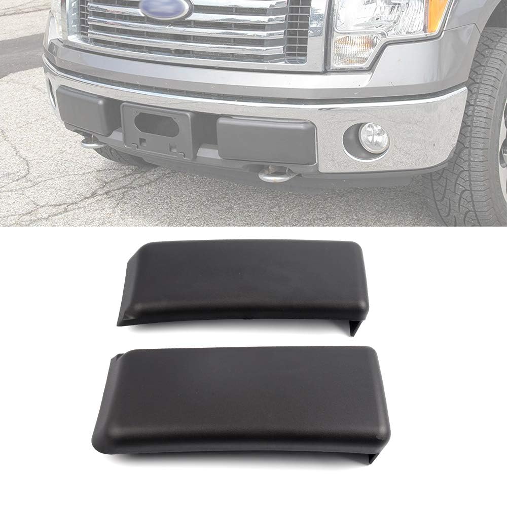 G-PLUS Front Bumper Guards Pads Inserts Driver and Passenger Compatible with Ford F150 2009-2014 FO1053100 FO1068134 2PCS
