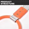 G-PLUS JDM Tsurikawa Ring Round Subway Train Bus Car Handle Hand Straps Drift Charm,Rear Bumper Warning Ring (Orange)