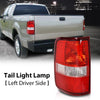 G-PLUS Tail Light Lamp w/o Blubs Lens Left Side Compatible with Ford F150 King Ranch, Lariat, XL 2004 2005 2006 5L3Z13405CA, 6L3Z13405BA, FO2800182 Luces Traseras Faros Traseros Assembly Red