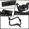 G-PLUS Front Bumper Inner Steel Headlight Bracket Left Side Compatible with Jeep Compass 2011-2017 Black 68079655AH
