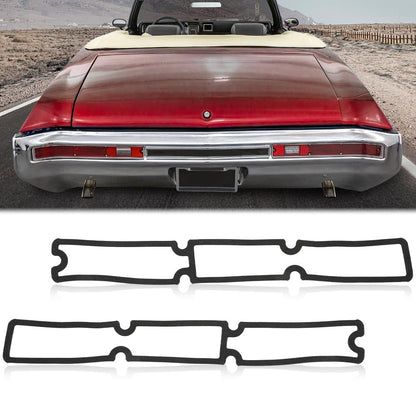 G-PLUS Pair Tail Lamp Gaskets Fit 1970 1971 1972 Buick Skylark, GS, GSX Tail Light Lens