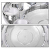 G-PLUS Chrome Front Wheel Covers Hub Axle Semi Plastic ABS Compatible with Most of 10 Holes 20" & 22.5" & 24.5" Semi-Truck Wheels with 11.25" Bolt Circle Wheels Silver