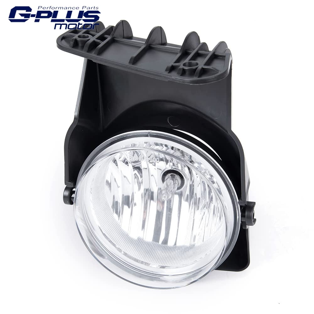 G-PLUS Bumper Fog Lights Pair Compatible With GMC Sierra 1500 2500 3500 03-06 Pickup Lamps Left+Right