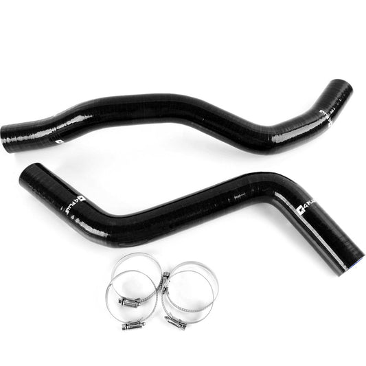 G-PLUS Silicone Radiator Hose Pipe Kit Clamps Compatible With 1995-1999 Mitsubishi Eclipse DSM 4G63T 2G,Black