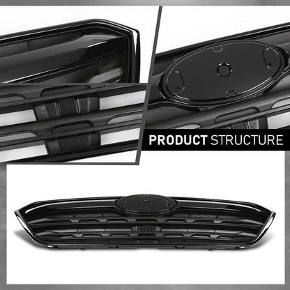 G-PLUS Front Bumper Grille Grill Compatible with Subaru Outback 2020-2022 91121AN08A Glossy Black