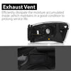 G-PLUS Headlights Assembly w/Bulbs Light Bar Right Passenger Side Compatible with Dodge Ram 1500 2006-2008/Fit Dodge Ram 2500 3500 2006-2009 Clear Lens Chrome Housing Amber Reflector 55077794AB