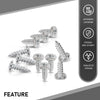 G-PLUS License Plate Screws Self Tapping Pan Head Compatible with Most Vehicles (100 Pkg)