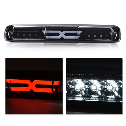 G-PLUS Third TailType X Brake Light High Mount Stop Lamp Reverse Light Turn Signal Light Fit Chevy Silverado 1999-2006 /GMC Sierra 1500 2500 3500 & HD Models 5978318 16525205