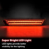 G-PLUS Rear Fender LED Side Marker Light Lamp Pair Clear Lens Fit Chevy Camaro LS | LT | SS | Z/28 | ZL1 2010 2011 2012 2013 2014 2015