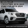 G-PLUS Passenger Exterior Mirror Lower Cover Compatible with Subaru Crosstrek 2018-2023,Fit Subaru Forester 2019-2024 91054FL200