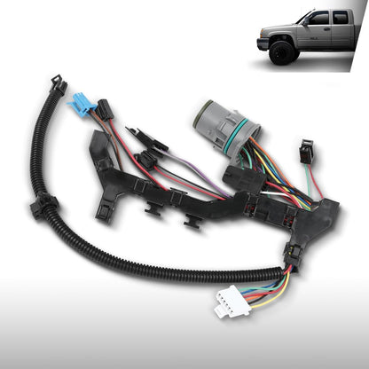 G-PLUS Wiring Harness Fit 2004-2005 6.6L Duramax LB7-LLY with Allison Transmission Not Fit 6 Solenoid Valve Bodies 29539792, 3500086, 37955A Black