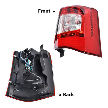 G-PLUS LED Rear Tail Lights Lamps Right w/Bulbs Compatible with Chrysler Town & Country 2011-2016 CH2800198, CH2801198,5182531AE, 5182530AE Luces Traseras Rear Brake Lamps Assembly