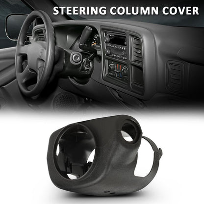 G-PLUS Steering Column Cover Compatible with 2003-2006 GMC Sierra Yukon,Fit 2003-2006 Chevy Silverado Suburban Tahoe with Automatic Transmission & Tilt Steering Column 26089140