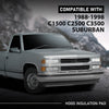 G-PLUS Hood Insulation Pad 1/2" with Clips Compatible with Chevy GMC C1500 C2500 C3500 and Suburban 1988-1998