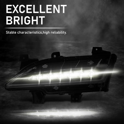 G-PLUS Pair LED Fog Lights Daytime Running Lamps, Compatible with Lincoln MKC 2015-2019, LH Driver & RH Passenger Side 2PCS, EJ7Z13200D, FO2562100