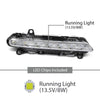 G-PLUS LED Right Fog Light DRL Daytime Running Lamps, Compatible with W204 X204 W216 W218 W221 W251 2008-2014, RH Passengerr Side, 2218201856, A2218201856