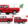 G-PLUS T4 Four-Fold Hard Lock 8Ft Truck Tonneau Cover Compatible with 02-18 Ram 1500 03-21 Ram 2500 3500 | Not Fits Ram Box Models | 8Ft Folding Standard Long Bed