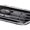 G-PLUS Front Bumper Upper Grille Insert, Compatible with Hyundai Sonata 2015 2016 2017 2015-2017 Chrome Grill Replacement (Black)
