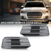 G-PLUS Pair Front Bumper Cover Grille Bezel Insert, Compatible with Audi Q5 2018-2022 Standard Version, LH Driver & RH Passenger 2PCS, 80A807679D, 80A807679DRU6