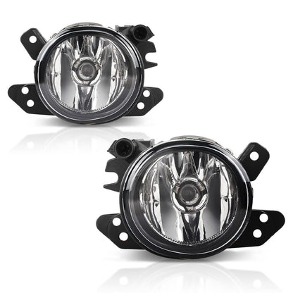 G-PLUS Pair Bumper Fog Lights Lamps, Compatible with Benz C-Class GL-Class M-Class 2005-2011, Fit E300 S450 S550 S600 2007-2017, LH Driver & RH Passenger 2PCS, 2518200756, 2518200856