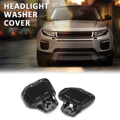 G-PLUS HeadLight Washer Cover Powerwash Cap 1 Pair LH+RH Compatible with Range Rover Evoque 2012-2017