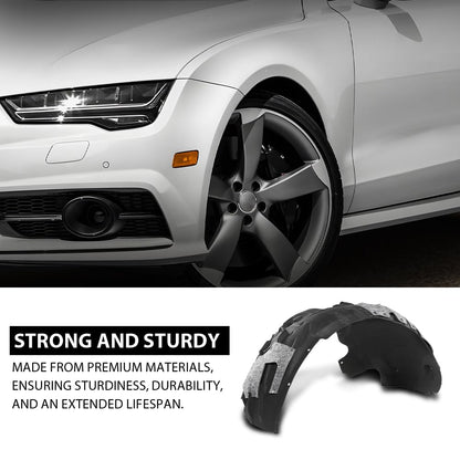 G-PLUS Front Left Fender Liner Compatible with Audi A7 Quattro S7 RS7 2012-2018 4G8821171D