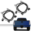 G-PLUS Tail Light Harness Pair LH & RH Compatible with Chevy Silverado 1500 1500HD 2500HD 3500 2003-2007 16531401, 16531402 Luces Traseras Rear Brake Lamps Assembly