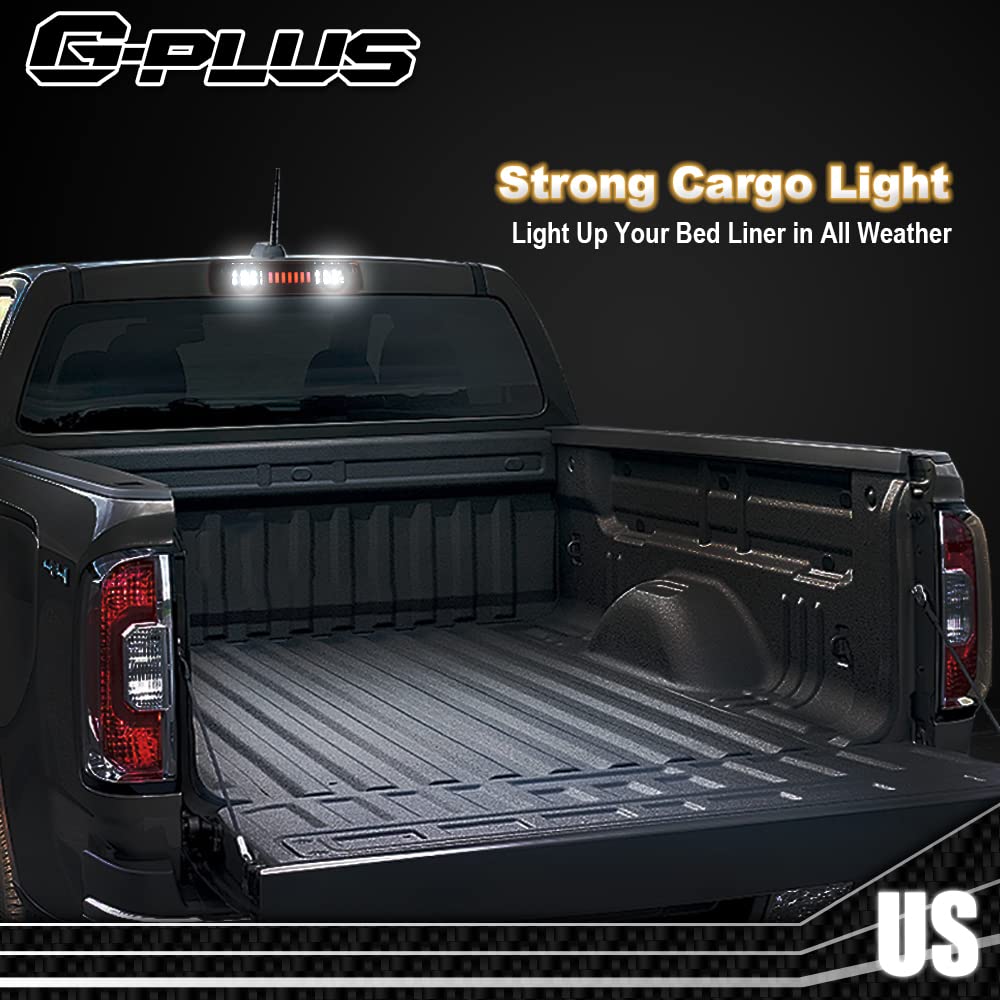 G-PLUS Rear High Mount 3RD Third I Brake Light Stop Tail light Lamp Compatible with 2015-2018 Colorado/Canyon GM25971002 52019397 Rear Cab Roof Tail Center Lamp