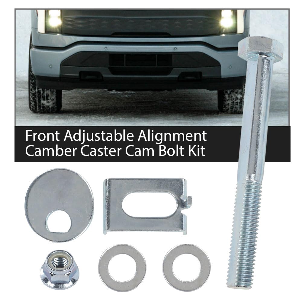 G-PLUS Front Adjustable Alignment Camber Caster Cam Bolt Kit Compatible with Ford Expedition 2WD 4WD 2018-2023/ F150 2WD 4WD 2004-2008, Fit Lincoln Mark LT 2WD 4WD 2006-2008
