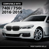 G-PLUS Front Center Bumper Grille, Compatible with BMW 740e M760i M760Li 2017-2019, Fit BMW 740i 750i 750Li 2016-2019, 51118092154, BM1036166