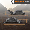 G-PLUS Front Inner Driver and Passenger Side Fender Liner Set w/Clip Compatible with Nissan 350Z 2003-2005 63845CD000, 63844CD000, NI1250130, NI1251130 2 PCS Black