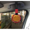 G-PLUS JDM Tsurikawa Ring Round Subway Train Bus Car Handle Hand Straps Drift Charm, Rear Bumper Warning Ring (Red)