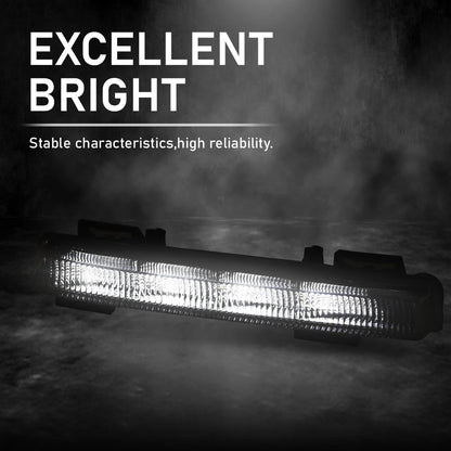 G-PLUS LED Fog Lights Daytime Running Lamps Pair, Compatible with Benz C250 C300 C350 E400 E63 SLK250 SLK300 SLK350 2012-2016, LH & RH 2PCS, 2049069000, 2049068900