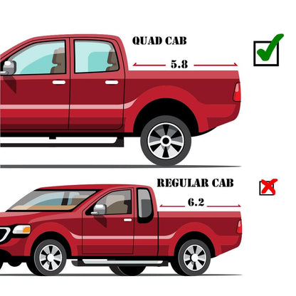 G-PLUS T3 Tri-Fold Hard Lock 5.5Ft Truck Tonneau Cover Compatible with Toyota Tundra | 5'5" Extra Short Bed Lock 2007 2008 2009 2010 2011 2012 2013