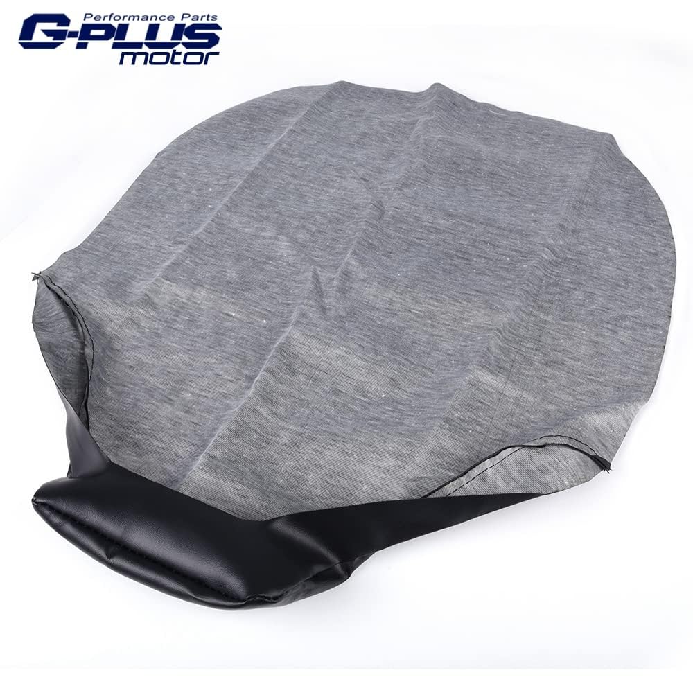 G-PLUS Seat Cover Compatible with Kawasaki Bayou 220/400 1993 1994 1995 1996 1997 1998 1999 Black Marine Vinyl Grade Bayou 220/400 Seatcover