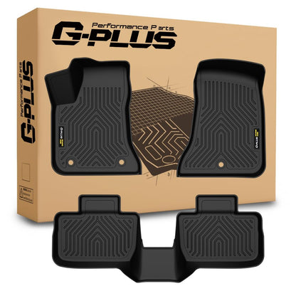 G-PLUS TPE Floor Mats Compatible with Dodge Charger RWD 2011-2023 (Rear Wheel Drive) All Weather Protection Truck Accessories Cargo Liners 1st & 2nd Row Black alfombras para carro
