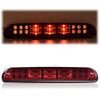 G-PLUS Rear LED Third Brake Light Compatible With 1999-2015 Ford F250 F350 F450 F550 Super Duty,(NOT FOR Harley-Davidson Edition), 3rd Stop Lamps,Red Lens Chrome Housing