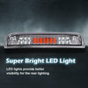 G-PLUS LED 3rd Third Brake Light Compatible with Chevy Silverado/GMC Sierra 1500 2014-2020, High Mount Cargo Lamp Type I, Clear Lens Chrome Housing, 23509162 20979071