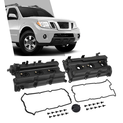G-PLUS Engine Valve Cover w/Gasket Compatible with Nissan Frontier 4.0L 2005-2019, Fit Nissan NV1500 NV2500 NV3500 4.0L 2012-2019, Fit Nissan Xterra 4.0L 2005-2015