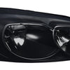 G-PLUS Headlights Assembly Fit Chevy Monte Carlo 2006 2007/Chevy Impala 2006-2013/Chevy Impala Limited 2014 2015 2016 Headlamps W/o Bulbs Smoky Lens Black Housing Amber Reflector,faros delanteros