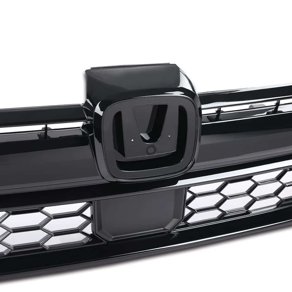 G-PLUS Front Upper Grille Assembly Compatible with 2020-2022 Honda CR-V CRV Honeycomb 71121TLAA60